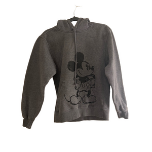 Disney World Gray Hoodie with Mickey Mouse Design